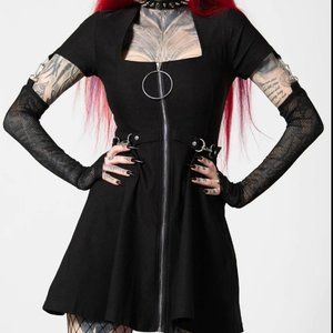 Anti Everything Zip Dress - Killstar - Brand New - XXL